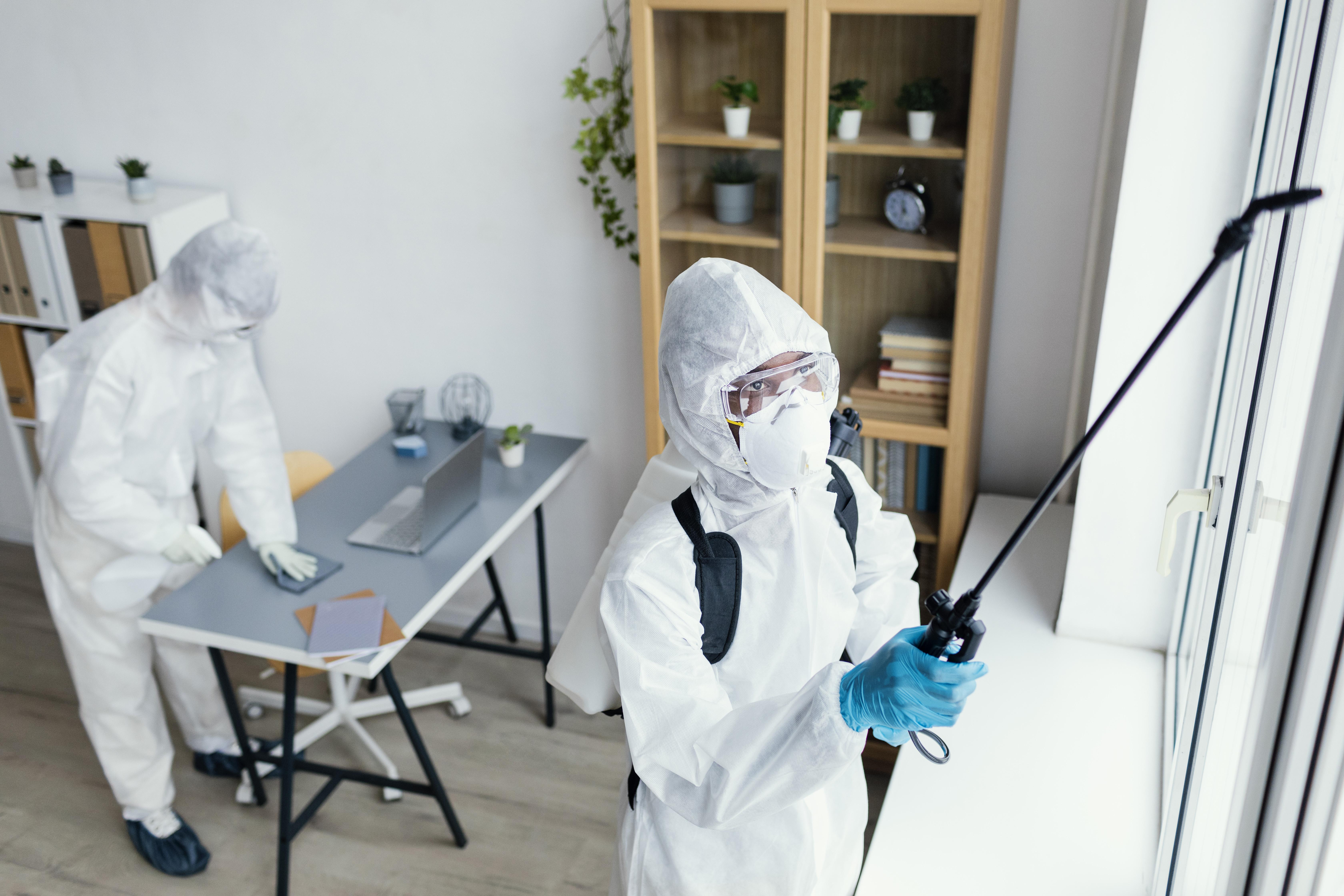 Family entering a clean and comfortable home